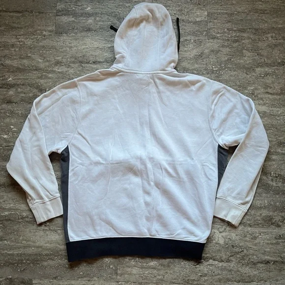 Nike Men's White and Gray Hoodie Sweater - Picture 6 of 6